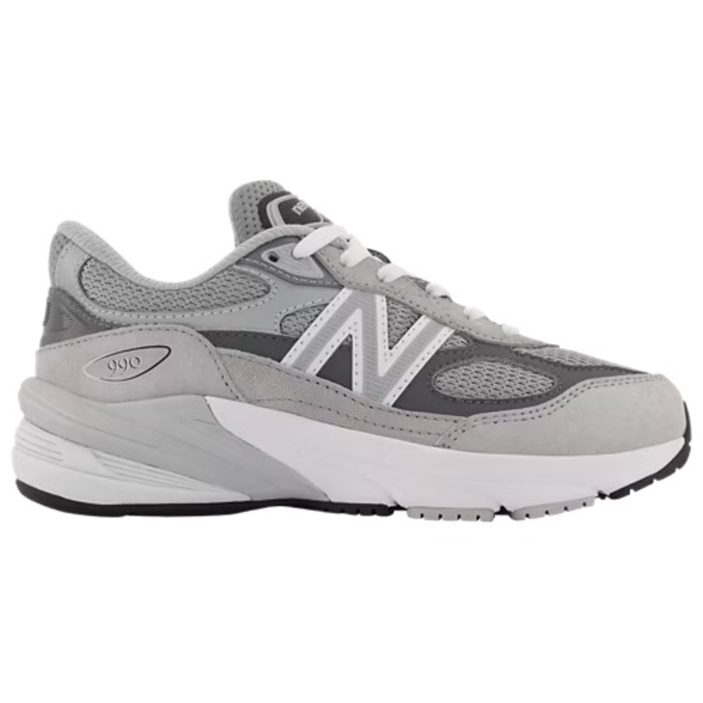 New Balance FuelCell 990 V6 Kids Size 7 Running Shoes Grey/White GC990GL6 NEW